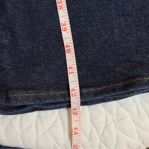 Madewell Women's Straight Leg Jeans - Dark Blue - Picture 14 of 14